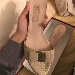 Ferragamo slides size 10